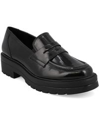 MIA - Yoani Round Toe Lug Sole Loafers - Lyst