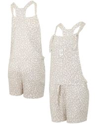 Concepts Sport - Cleveland Guardians Montana Hacci Knit Romper Overalls - Lyst