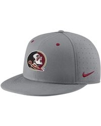 Nike - Florida State Seminoles Usa Side Patch True Aerobill Performance Fitted Hat - Lyst
