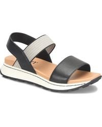 Born - Mimi Round Toe Wedge Sandals - Lyst