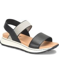 Born - Mimi Round Toe Wedge Sandals - Lyst