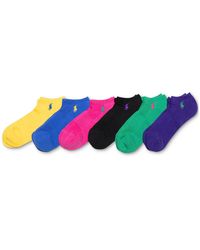 Polo Ralph Lauren - 6-pk. Cushion Low-cut Socks - Lyst