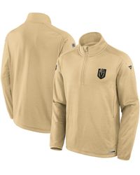Fanatics - Vegas En Knights Authentic Pro Rink Quarter-zip Sweatshirt - Lyst