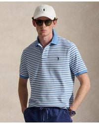 Polo Ralph Lauren - Classic-fit Striped Mesh Polo Shirt - Lyst