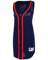 Champion Life® Baseball Dress, Crown + C Logo - Blue