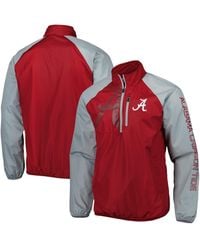 G-III 4Her by Carl Banks - Alabama Tide Point Guard Raglan Half-zip Jacket - Lyst