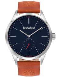 Timberland - Quartz Leather Strap Watch - Lyst