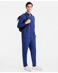 Alfani - Stretch Shirt Jacket Commuter joggers Macys Exclusive - Lyst