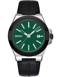 DKNY - Quartz Modernist Two-tone Water-resistant Leather Strap Watch - Lyst