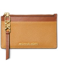 Michael Kors - Michael Empire Small Zip Card Case - Lyst