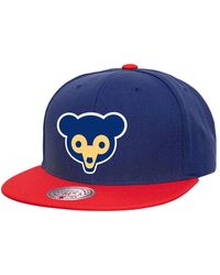 Mitchell & Ness - Chicago Cubs Cooperstown Collection Basic Flip Snapback Hat - Lyst