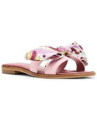 Steve Madden - Hadyn-scarf Slip-on Slide Sandals - Lyst