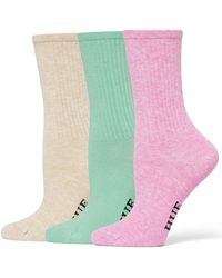Hue - 3 Pack Crew Socks - Lyst