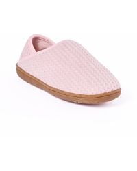 Minnetonka - Packaway Fabric Slipper Collabsible Heel - Lyst