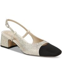 Sam Edelman - Tarra Glitz Slip-on Slingback Pumps - Lyst