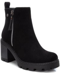 Xti - Suede Ankle Booties Refresh Collection By - Lyst