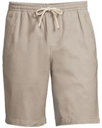 Lands' End - 9" Pull On Deck Shorts - Lyst