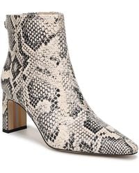 Sam Edelman - Saige Zipper Ankle Booties - Lyst
