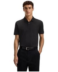 BOSS - Boss By Mercerised-cotton Polo Shirt - Lyst