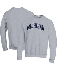 Basic Wolverine Champion Michigan Wolverines Arch Sweatshirt in Blue for Men | Lyst