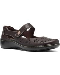 Clarks - Cora Mary Jane Flats - Lyst