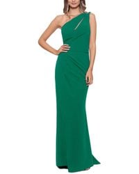 Betsy & Adam - One-shoulder Cutout Gown - Lyst