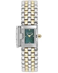 Ferragamo - Duo Mini Stainless Steel Bracelet Watch 18.5mm X 20mm - Lyst