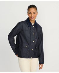 Lands' End - Waxed Cotton Barn Jacket - Lyst