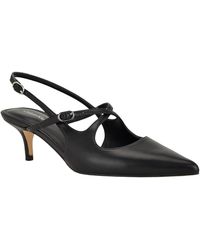 Calvin Klein - Vierra Strappy Slingback Kitten Heel Pumps - Lyst