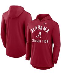 Nike - Alabama Tide Classic Arch Tri-blend Performance Long Sleeve Hoodie T-shirt - Lyst