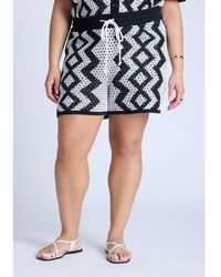 Eloquii - Plus Size Crochet Knitted Short - Lyst