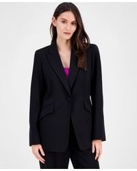 Tahari - Peak-lapel Button-front Jacket - Lyst