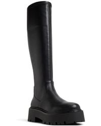 ALDO - Carelden Knee High Round Toe Boots - Lyst