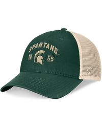 Top Of The World - Green Michigan State Spartans Heritage Waylon Trucker Adjustable Hat - Lyst