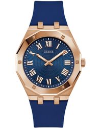 Guess - Analog Silicone Watch 42mm - Lyst