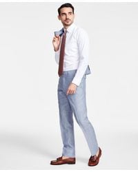 Brooks Brothers - B By Classic-fit Solid Linen Suit Pants - Lyst