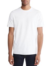 Calvin Klein - Short Sleeve Supima Cotton Interlock T-shirt - Lyst
