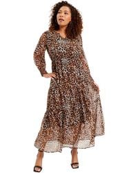 June + Vie - June + Vie June + Vie Tiered Maxi Dress - Lyst