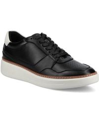 Vance Co. - Hustle Comfort Perforated Low Top Flexible Court Sneakers - Lyst