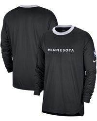 Nike - Minnesota Timberwolves 2024/25 City Edition Authentic Pregame Performance Long Sleeve Shooting T-shirt - Lyst