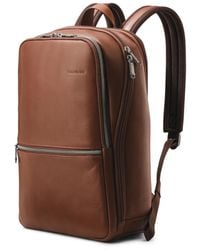 Samsonite - Classic Leather Slim Backpack - Lyst