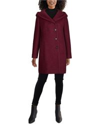 Cole Haan Signature Asymmetrical Walker Coat - Red
