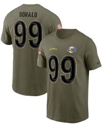 Nike - Aaron Donald Los Angeles Rams 2022 Salute To Service Name And Number T-shirt - Lyst