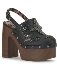 Jessica Simpson - Cazea Platform Block Heel Cozy Clogs - Lyst