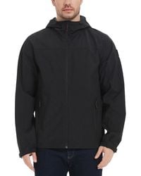 Hawke & Co. - All-season Lightweight Stretch Hooded Rain Jacket - Lyst
