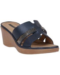 Gc Shoes - Frances Embellished Wedge Sandals - Lyst