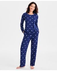 Charter Club - 2-pc. Printed Long-sleeve Packaged Pajamas Set - Lyst