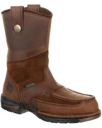 Georgia Boot - Georgia Athens Waterproof Wellington Work Boot - Lyst