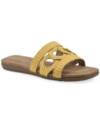 White Mountain - Fraly Slide Slip-on Sandals - Lyst