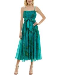 Taylor - Printed Pleated Gown - Lyst